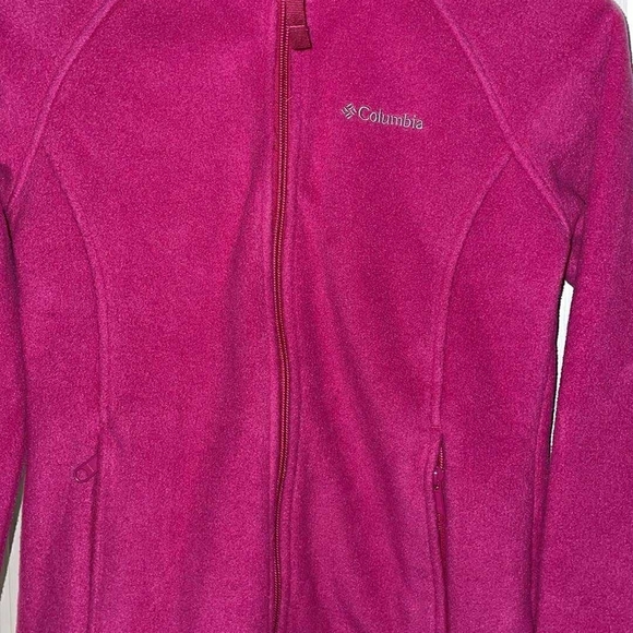 Columbia Magenta Full-Zip Fleece Jacket - Picture 1 of 2